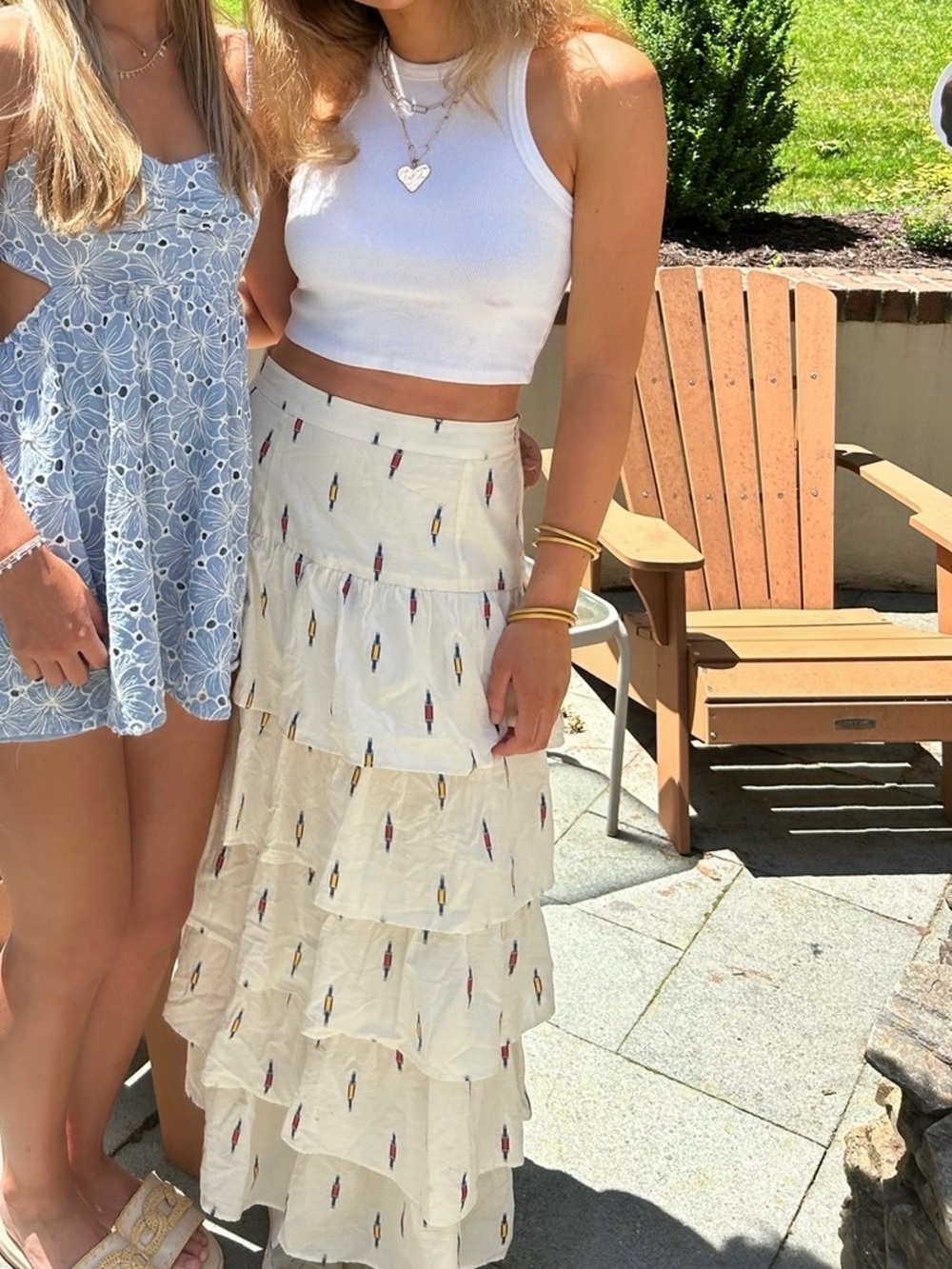 Layered Maxi Skirt Dress - Women's Summer Skirt